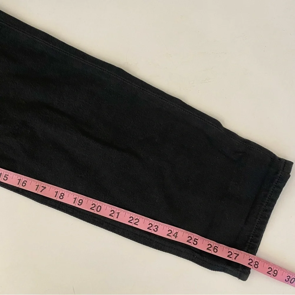 Joe's Jeans || Brinkley High-Rise Paperbag Straight Jeans Belted Black 28‎ NWT
